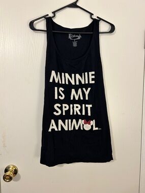 Torrid Disney Black Graphic Tank with White Logo